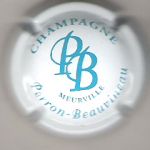 Capsule Perron Beauvineau initiales bleues et blanc